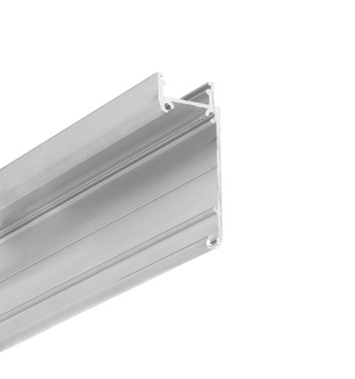 2m aluprofil WALLE12 BCD - Ubehandlet aluminium