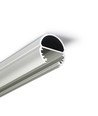 2m aluminiumprofiel OVAL20 BC - Geanodiseerd