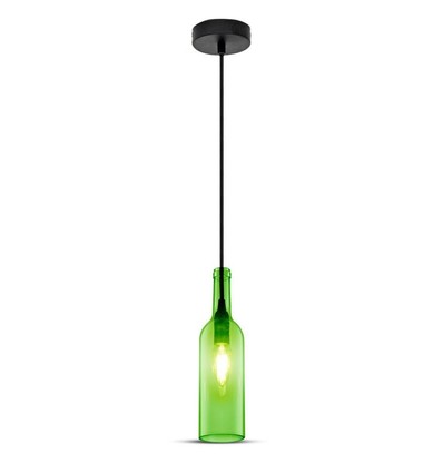 V-Tac fles hanglamp - Groen, E14
