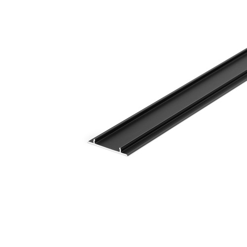 2 m monteringsprofil VARIO30-10 - Svart anodiserad