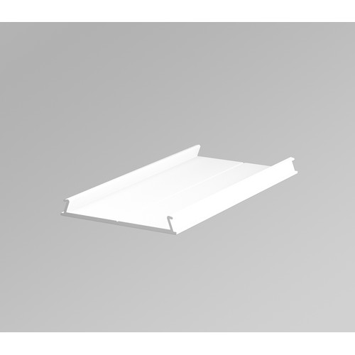 2m montageprofiel C10 - Wit gelakt