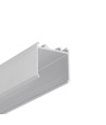 2m profiel voor stroomvoorziening VARIO30-08 - Onbehandeld aluminium