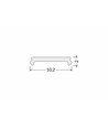 Couvercle 1m C2 CLICK - Transparent