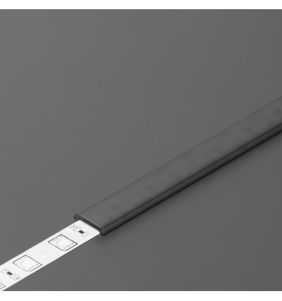 2m deksel C2 CLICK - Svart