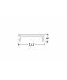 2m cover C3 CLICK - Zwart