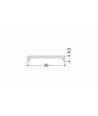 Couvercle 2m C9 CLICK IRM - Blanc laiteux