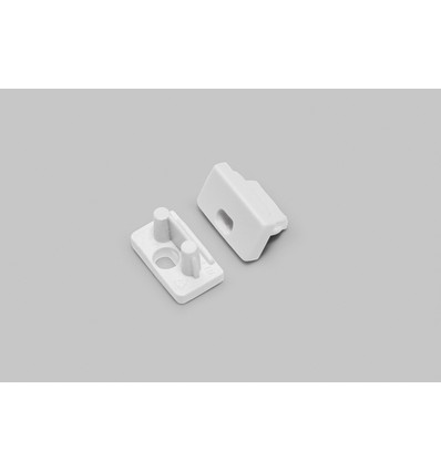 1 pièce Embout SLIM8 - Avec trou, blanc