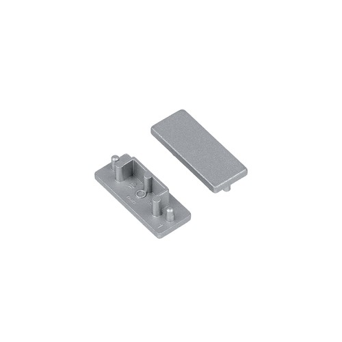 1 stk. Endestykke SURFACE14.V2 - Sølvfarget