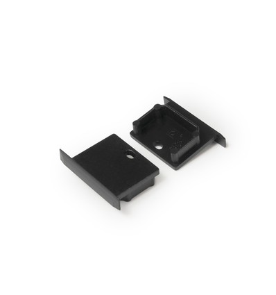 1 pièce Embout LINEA-IN20 - Avec trou, noir