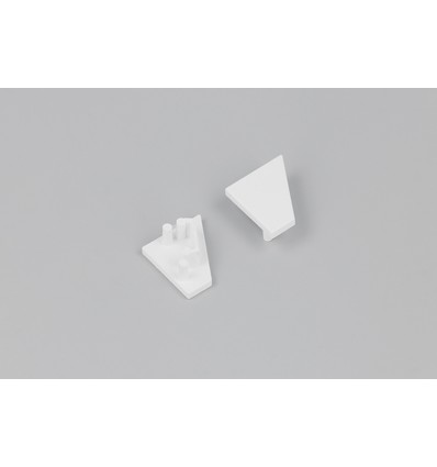 1 stuk Eindstuk CORNER10.V2 - Wit