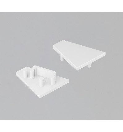 1 pièce Embout CORNER12.V2 - Blanc