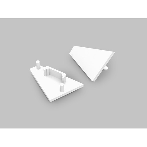 1 pièce Embout CORNER14 GEN2 - Blanc