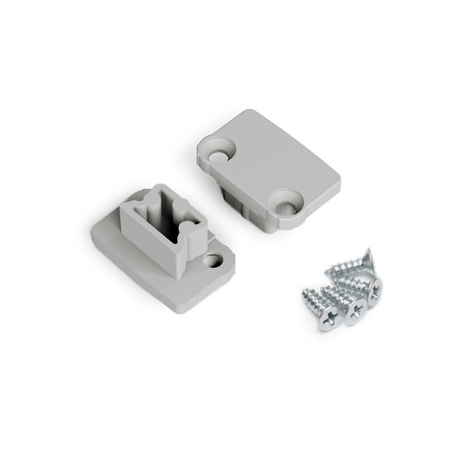 1 stuk Eindkap FLOOR8 - Grijs