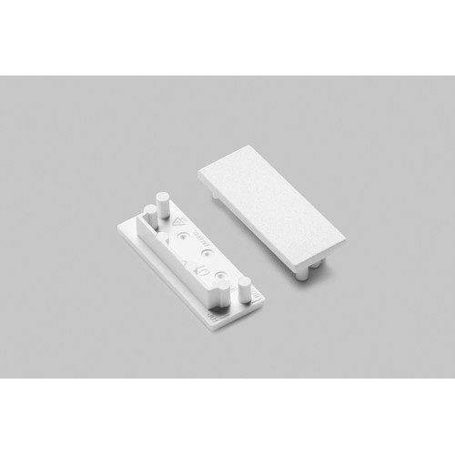 1 stk. Endestykke VARIO30-01 - Hvid