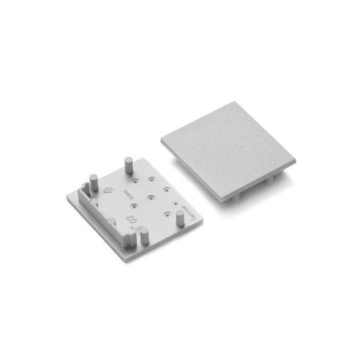 1 stuk Eindstuk VARIO30-02 - Grijs