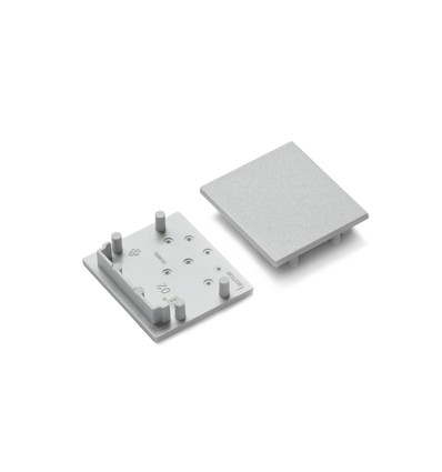 1 stk. Endestykke VARIO30-02 - Grå