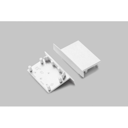 1 stk. Endestykke VARIO30-07 - Hvid