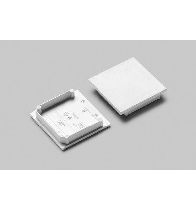 1 stuk Eindstuk VARIO30-08C - Wit