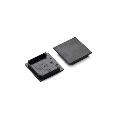 1 stuk Eindkap VARIO30-08C - Zwart