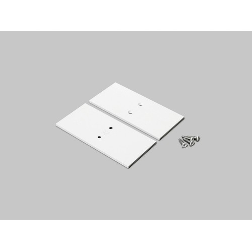 1 stk. Endestykke VARIO30-32 - Metall, hvit