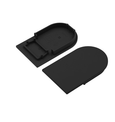 1 st. ändstycke NAMI23 - Svart