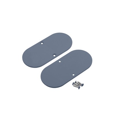 1 pièce Embout NAMI23-D9 - Métal, laqué bleu poussiéreux