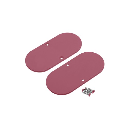 1 stk. Endestykke NAMI23-D9 - Metal, støvet rosa lakeret