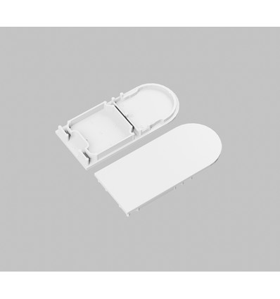 1 stuk Eindstuk COMBO30-01A-D9 - Wit