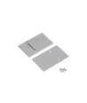 1 pièce Embout COMBO30-01A - Métal, couleur argent
