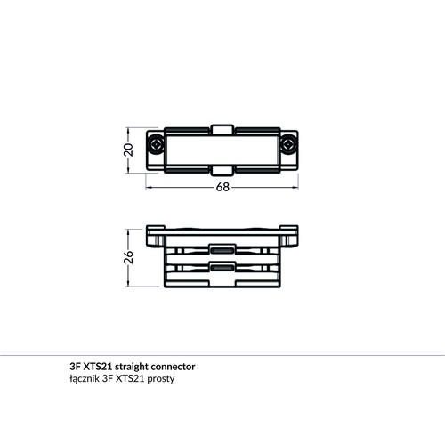 1 pc. PHIL.V2 - embout, blanc