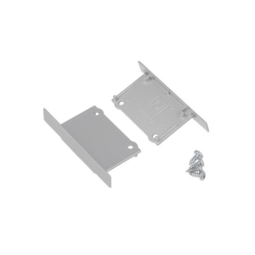 1 stuk Eindstuk PHIL INGEBOUWD - Zilverkleurig