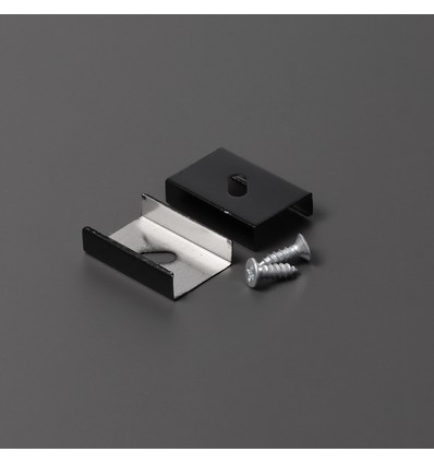 1 pc. Support de montage S - Laqué noir