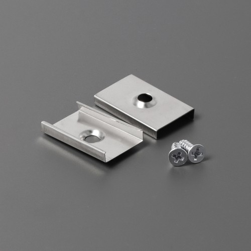 1 stk. Monteringsbeslag U - Undersænket, rustfrit stål