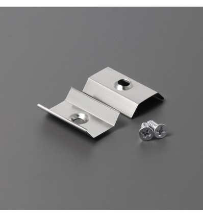 1 pc. Support de montage U6 - Affleurant, acier inoxydable