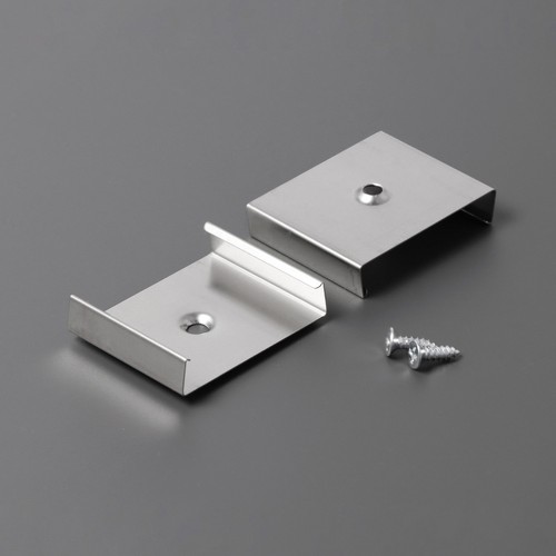 1 pc. Support de montage U9 - Affleurant, acier inoxydable