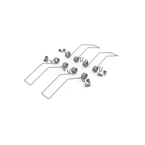 1 pc. Support PHIL ENCASTRÉ - Ressort, acier inoxydable