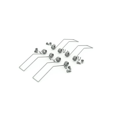 1 pc. Support PHIL ENCASTRÉ - Ressort, acier inoxydable