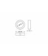 1 pc. Support PEN8 - anneau, laiton