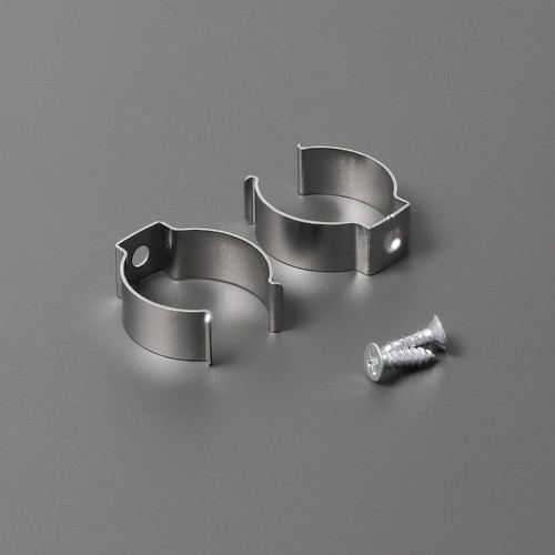 1 stuk platte houder PEN12 - Roestvrij staal