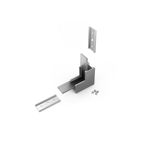 Profilsamler LINEA20 90DEG -  op / ned, anodiseret