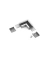 Profilsamler LINEA-IN20 90DEG - Anodiseret