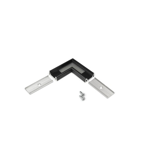 Profielverbinder SURFACE10 90GR - Zwart geanodiseerd