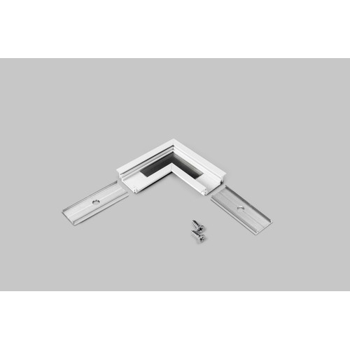 Connecteur de profil GROOVE10 90° - Blanc laqué