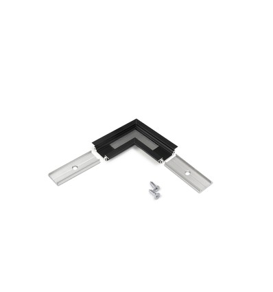 Profielverbinder GROOVE10 90GR - Zwart geanodiseerd