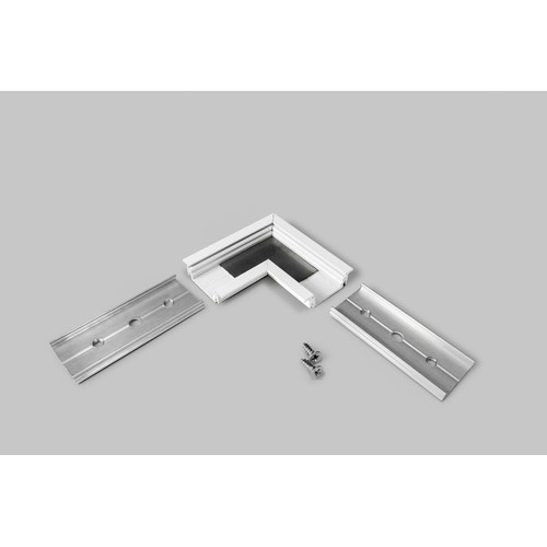 Connecteur de profil GROOVE14 90° - Blanc laqué