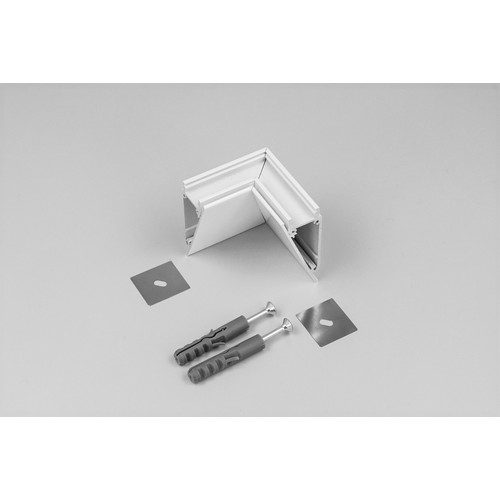 Connecteur de profil WALLE12 90° - Blanc laqué