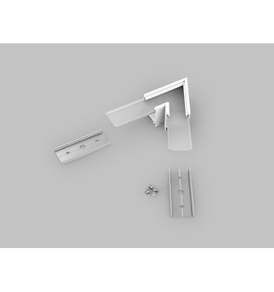 Profielverbinder LINEA20 60GR - Wit gelakt