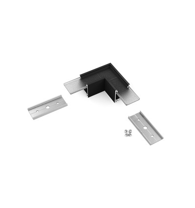 Profilsamler LINEA20 90DEG - Sort