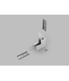Profilsamler LINEA20 90DEG -  op / ned, hvid lakeret