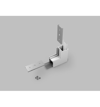 Profilsamler LINEA20 270DEG -  op / ned, hvid lakeret